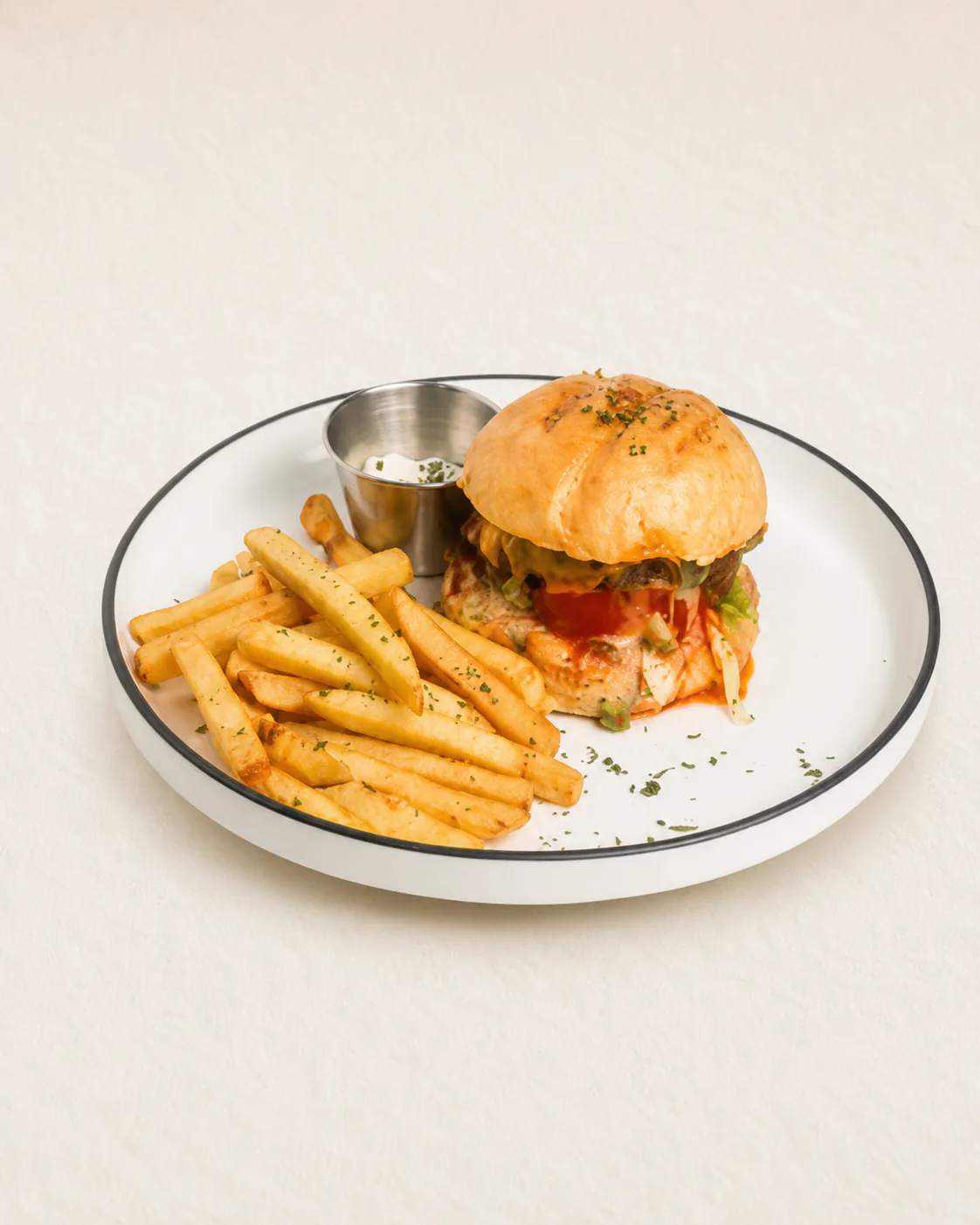 Daddy's Burger with fries